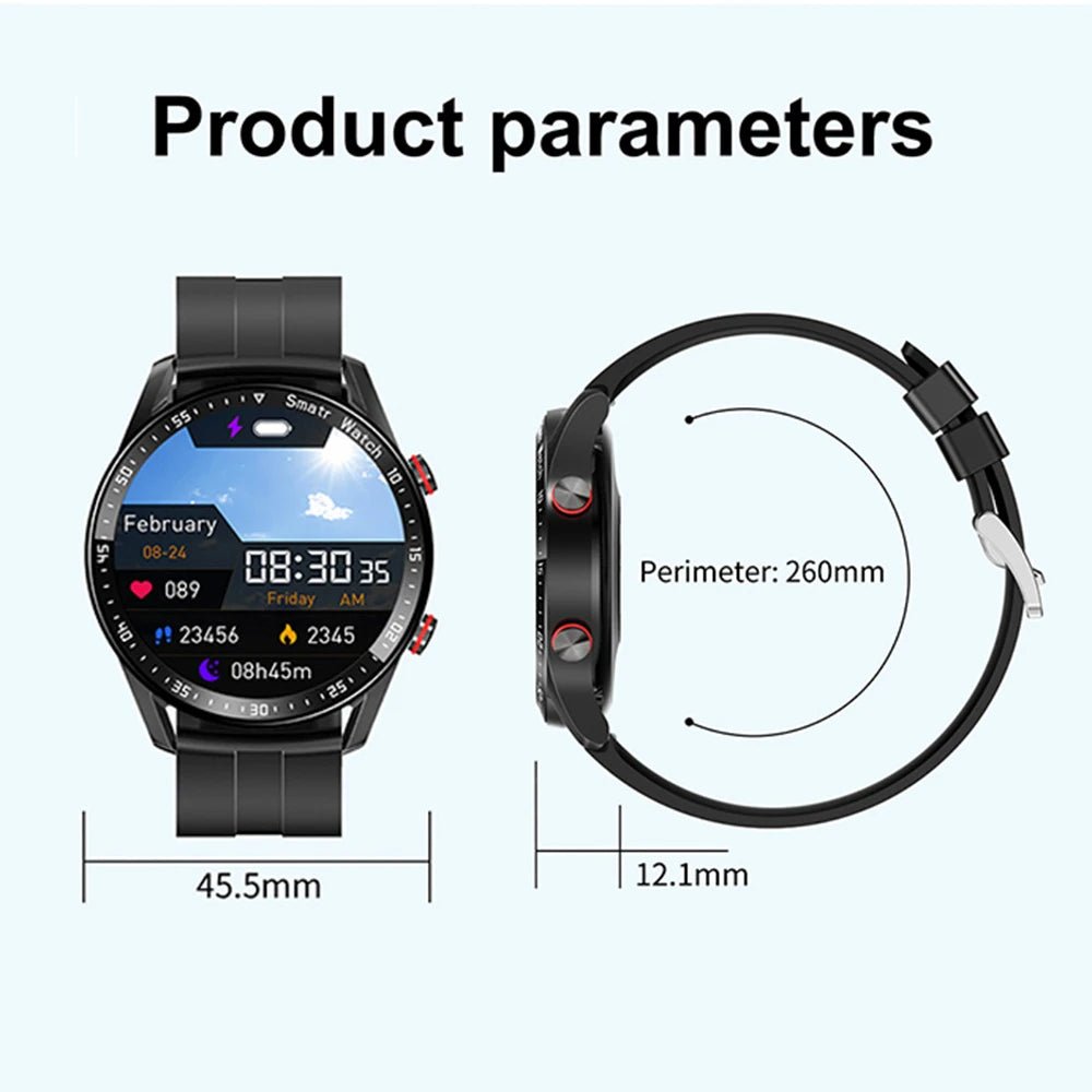 GlucoseGuard Smartwatch - Pain-Free Glucose Measurement & Health