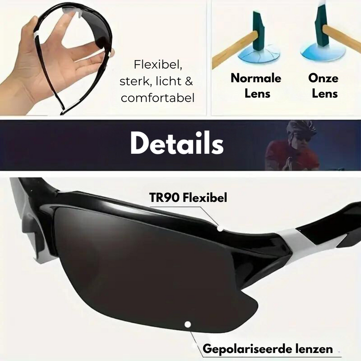 Polarized Sports Sunglasses - Optimal Vision for Active Athletes