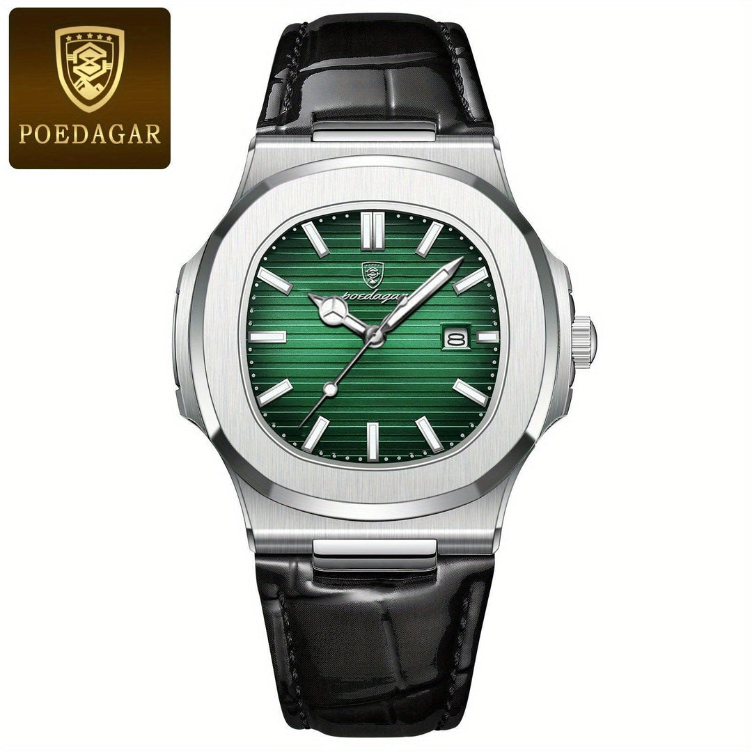 Classic Steel Precision Quartz Wristwatch for Men
