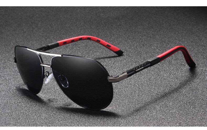 Vintage Retro UV400 Polarized Sunglasses – Stylish Men's Eyewear with Full Eye Protection