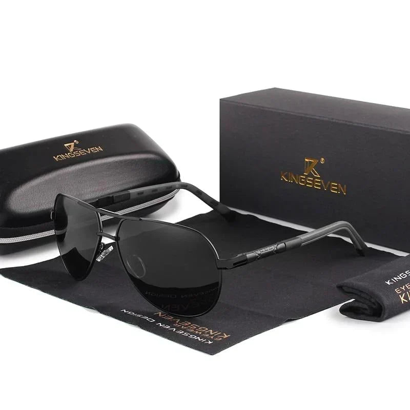 Vintage Retro UV400 Polarized Sunglasses – Stylish Men's Eyewear with Full Eye Protection