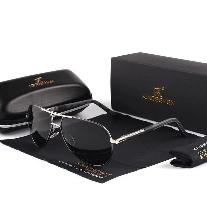 Vintage Retro UV400 Polarized Sunglasses – Stylish Men's Eyewear with Full Eye Protection