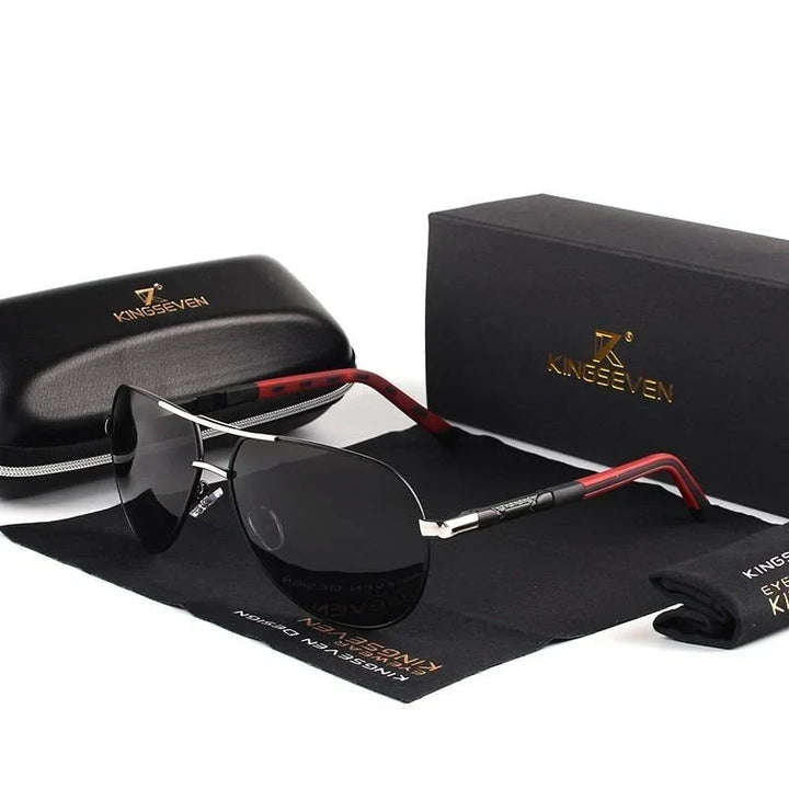 Vintage Retro UV400 Polarized Sunglasses – Stylish Men's Eyewear with Full Eye Protection