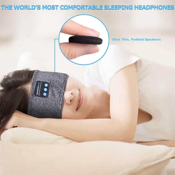 Comfort Sleep Headband - Wireless Audio Headphones for Better Rest