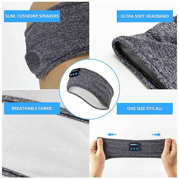 Comfort Sleep Headband - Wireless Audio Headphones for Better Rest