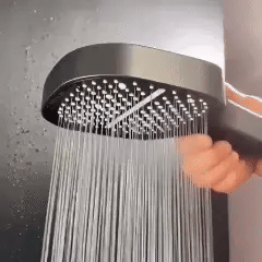 High-Pressure Shower Head with Turbo Boost Technology and Filtration