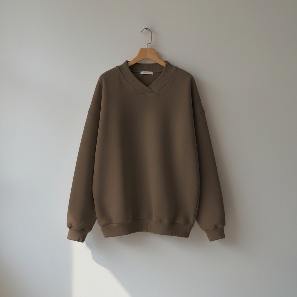Thessaly | Women's Oversized V-Neck Pullover Sweater — Soft Everyday Knit in 10 Colors | Westmere