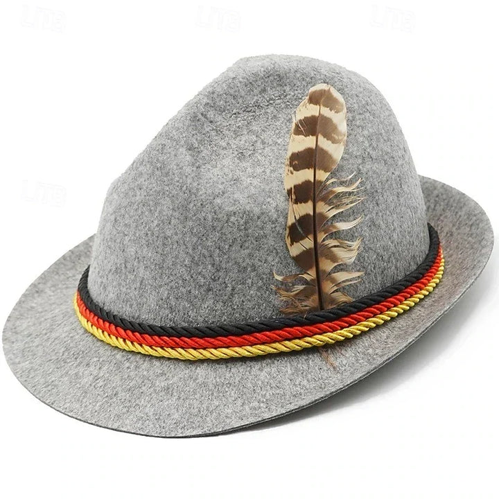 Oktoberfest Outfit Men | Complete Set with Lederhosen, Shirt, Socks & Hat | Trachtenheld