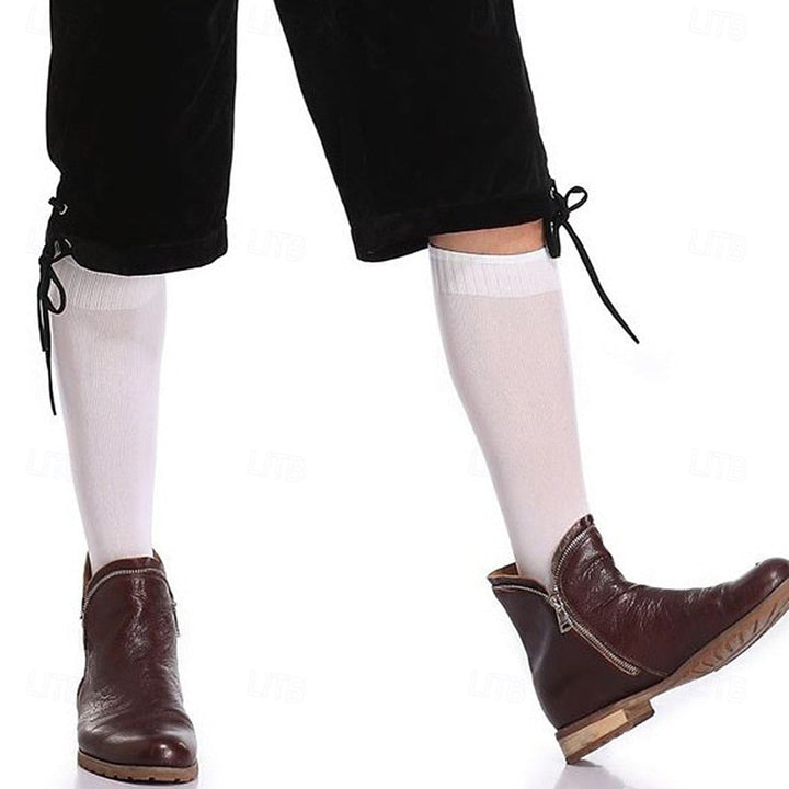 Oktoberfest Outfit Men | Complete Set with Lederhosen, Shirt, Socks & Hat | Trachtenheld
