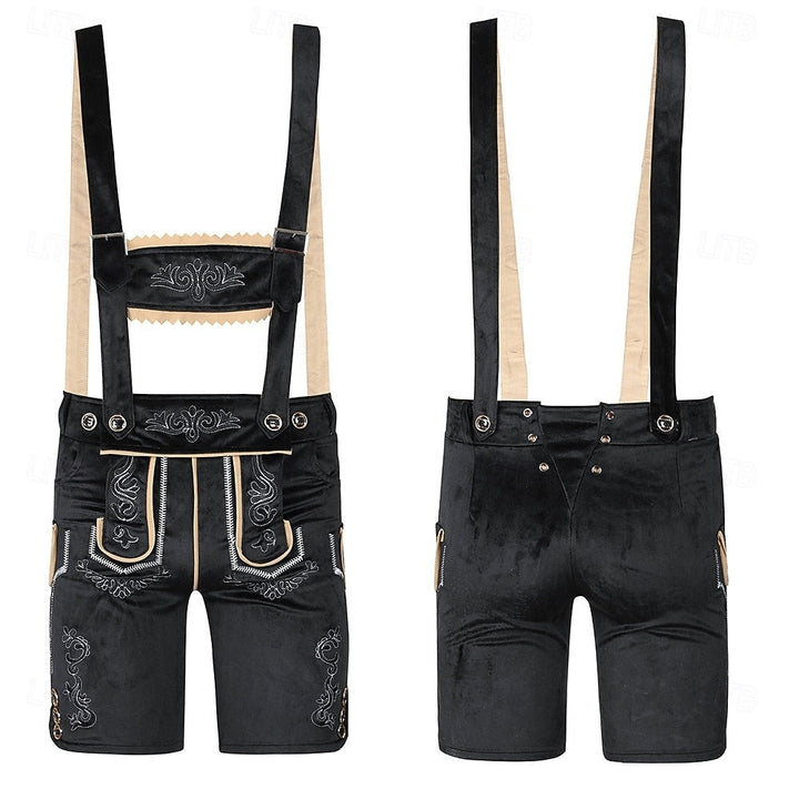 Oktoberfest Outfit Men | Complete Set with Lederhosen, Shirt, Socks & Hat | Trachtenheld