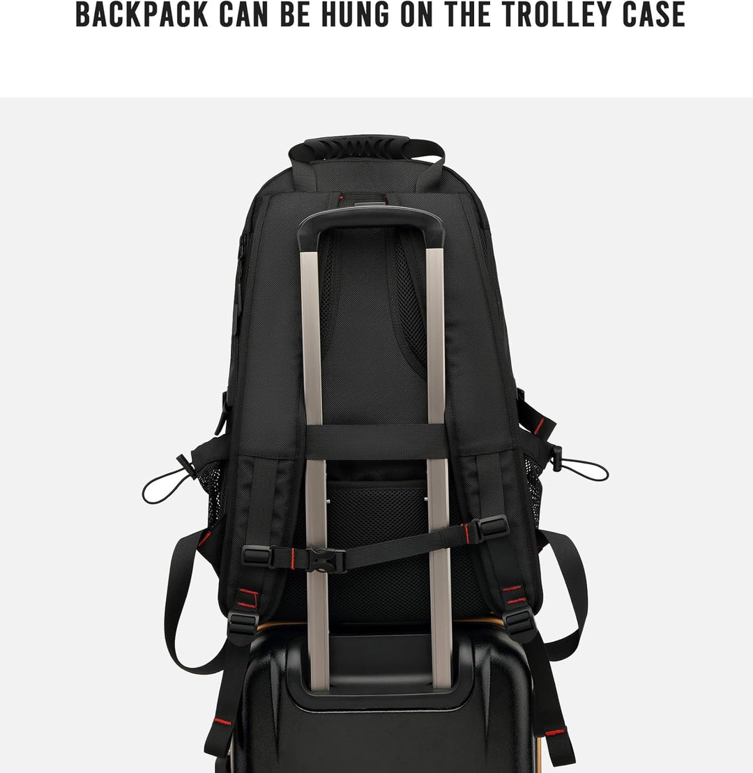 Elite Adventure 60L Expandable Travel Backpack with USB Charging