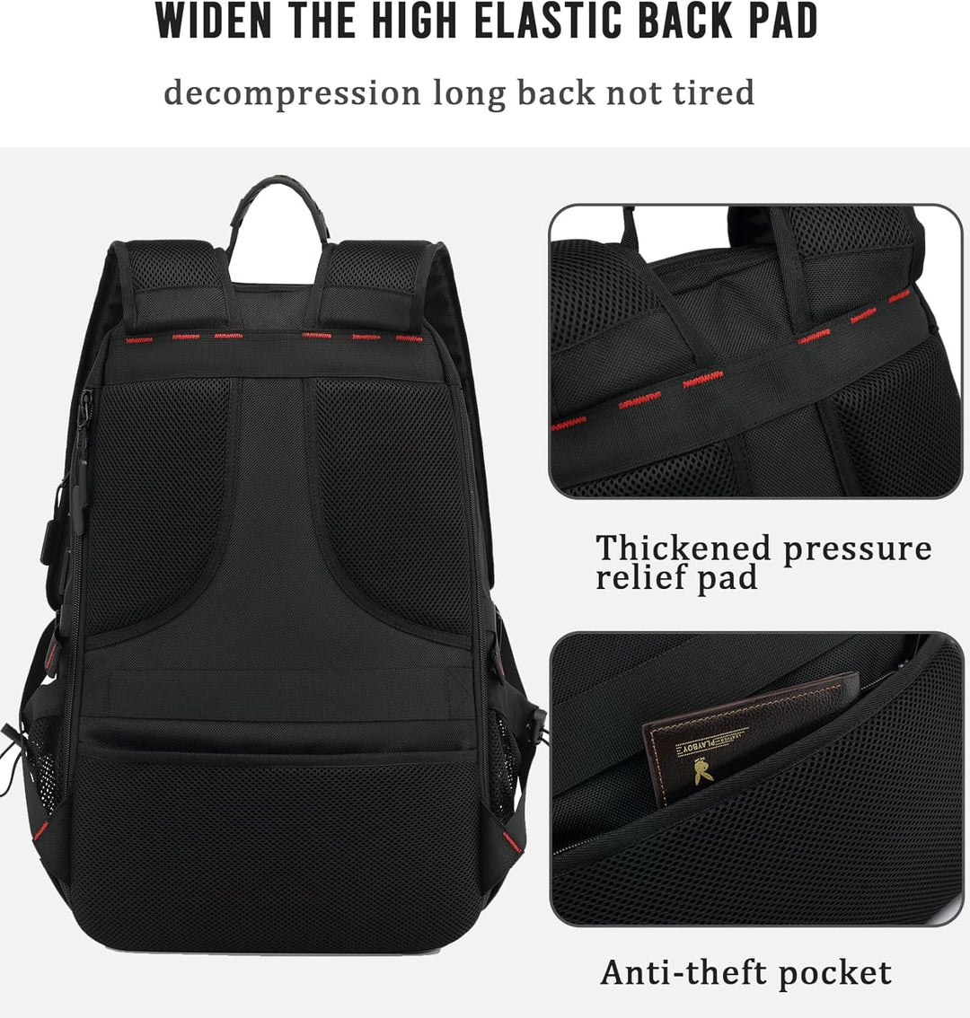 Elite Adventure 60L Expandable Travel Backpack with USB Charging