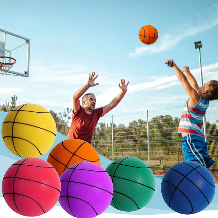 Silent Soft PU Foam Basketball for Indoor Training