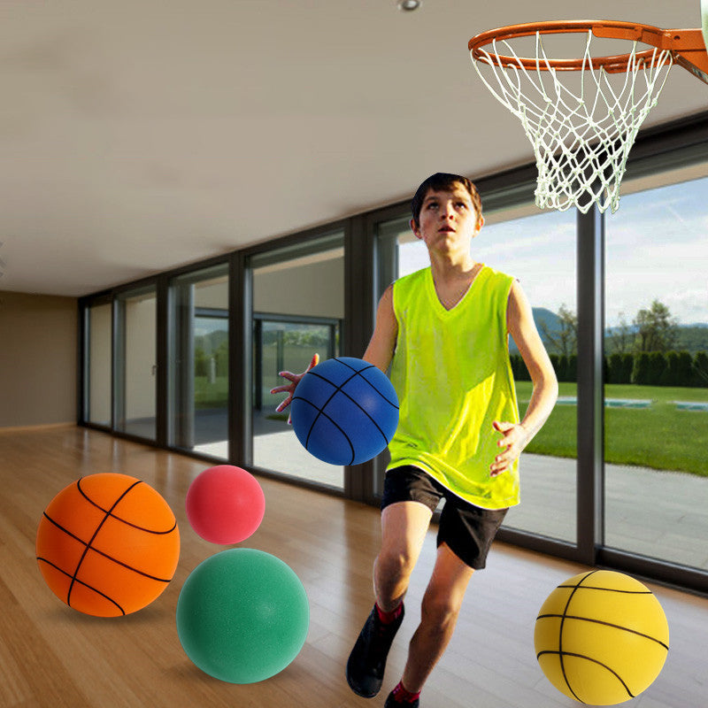 Silent Soft PU Foam Basketball for Indoor Training