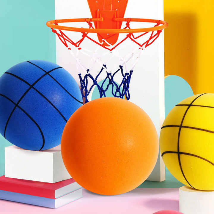 Silent Soft PU Foam Basketball for Indoor Training
