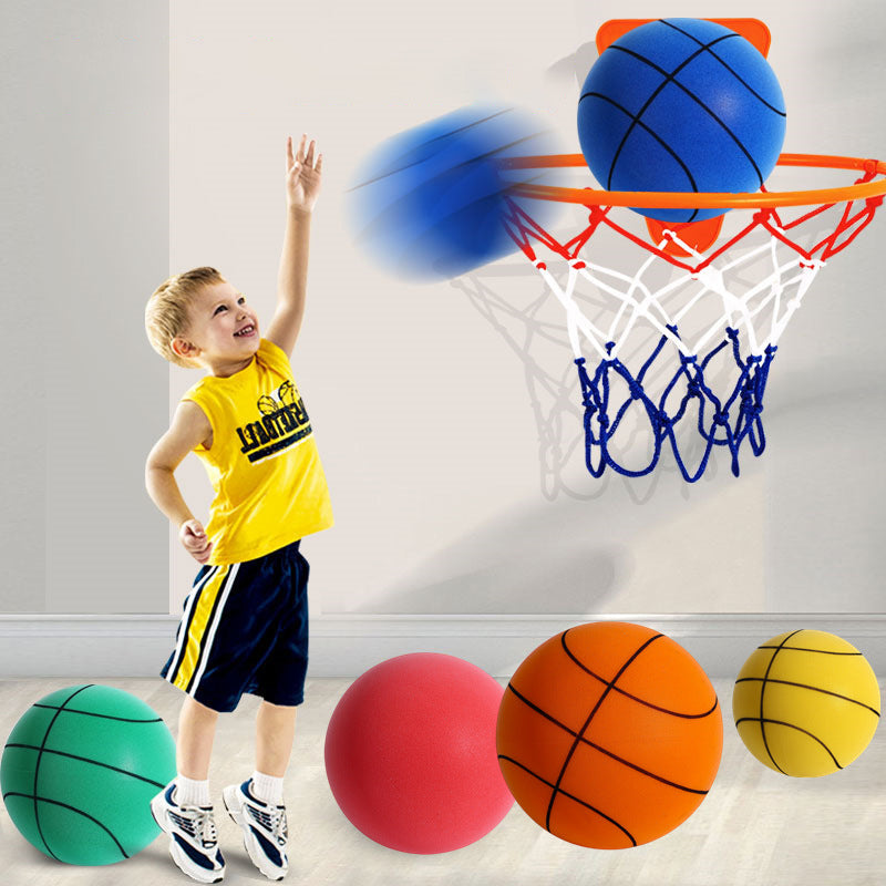 Silent Soft PU Foam Basketball for Indoor Training