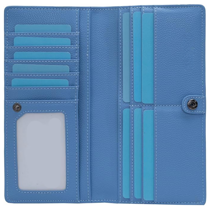 Slim RFID-Blocking Leather Bifold Card Wallet – Premium Protection & Style