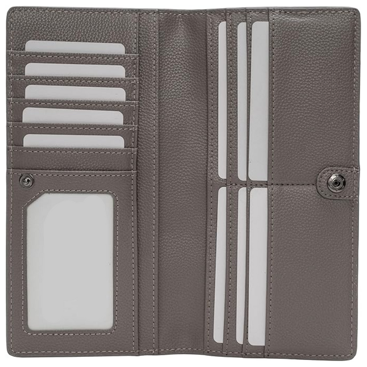 Slim RFID-Blocking Leather Bifold Card Wallet – Premium Protection & Style