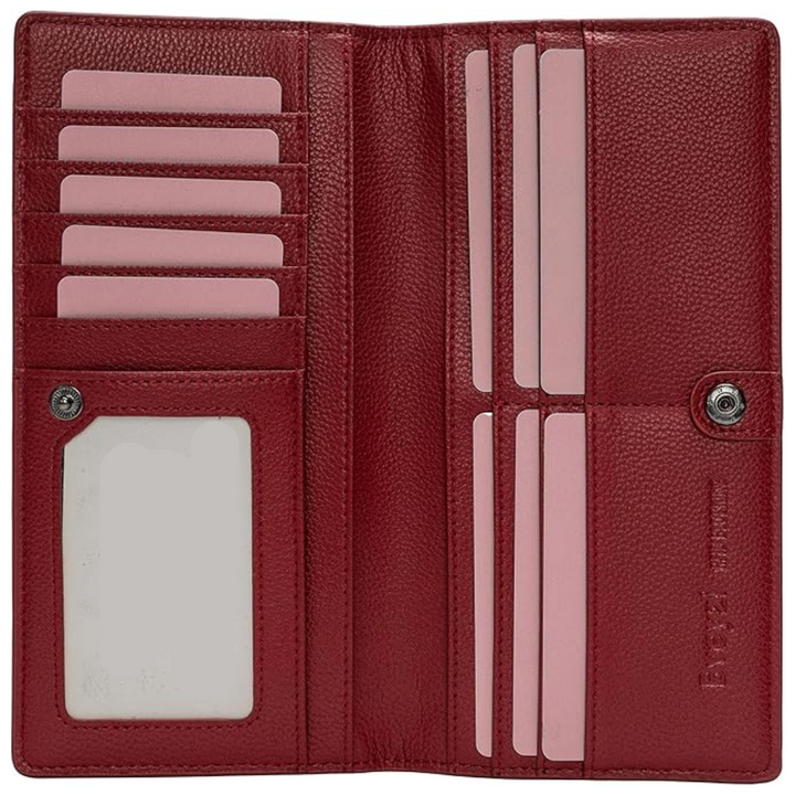 Slim RFID-Blocking Leather Bifold Card Wallet – Premium Protection & Style