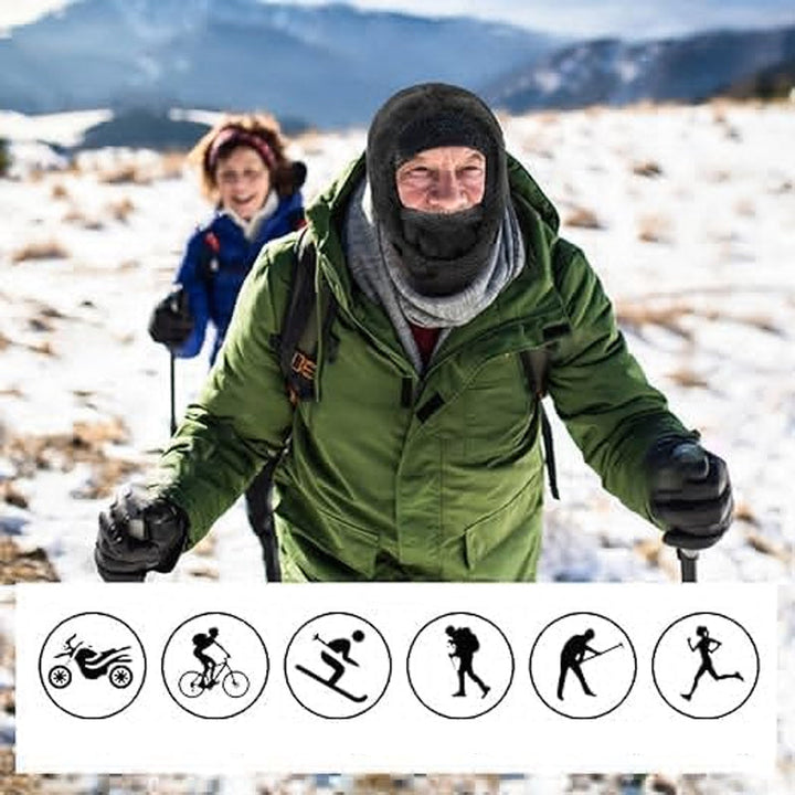 Unisex Sherpa Balaclava with Adjustable Design