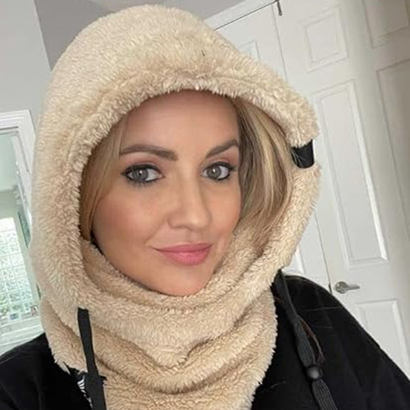 Unisex Sherpa Balaclava with Adjustable Design