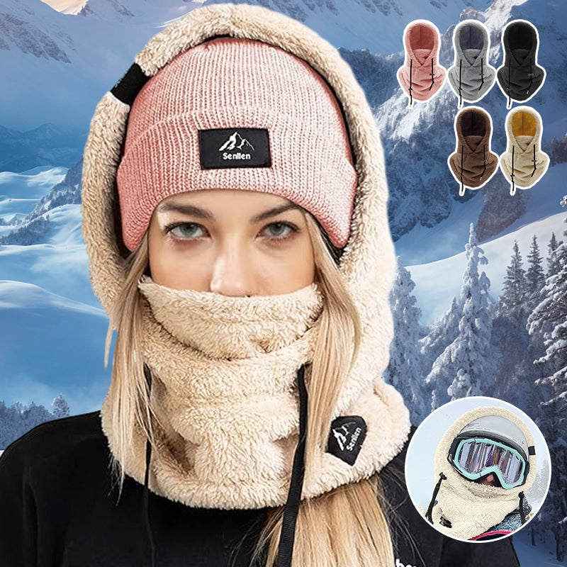 Unisex Sherpa Balaclava with Adjustable Design