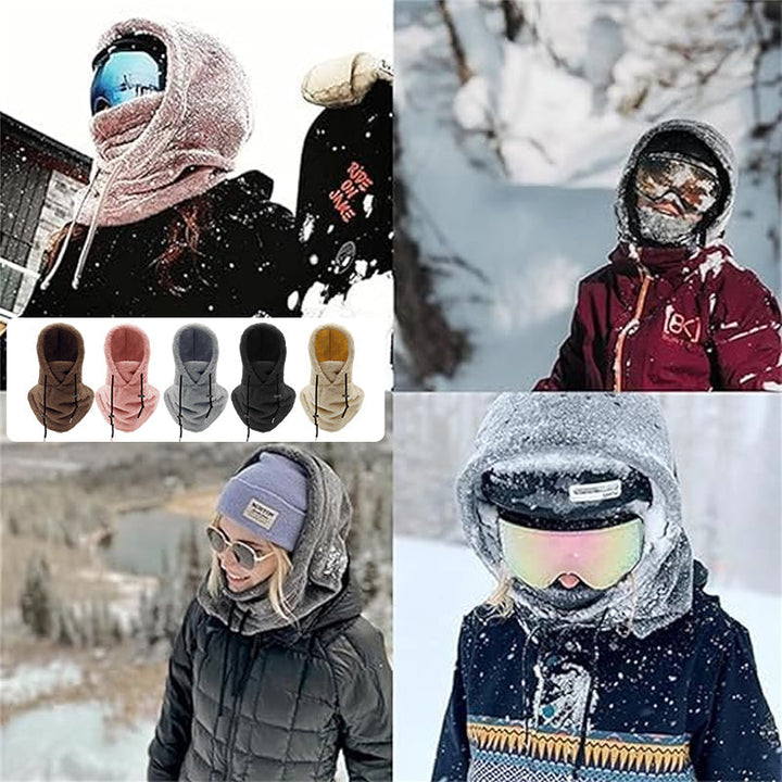 Unisex Sherpa Balaclava with Adjustable Design