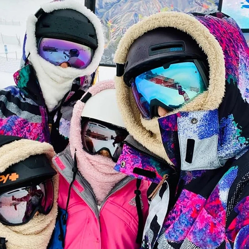 Unisex Sherpa Balaclava with Adjustable Design