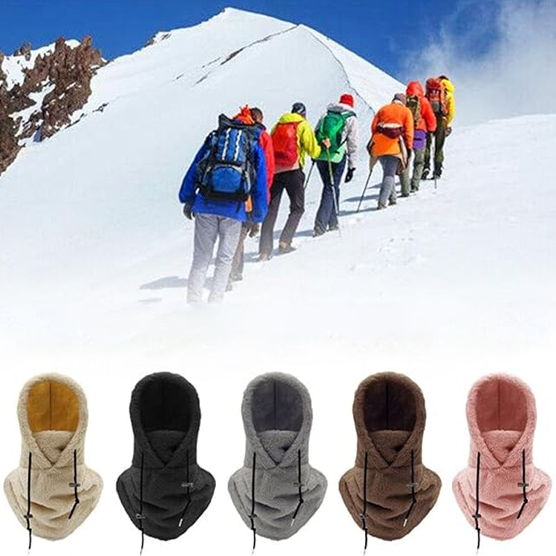Unisex Sherpa Balaclava with Adjustable Design