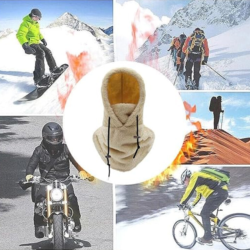 Unisex Sherpa Balaclava with Adjustable Design
