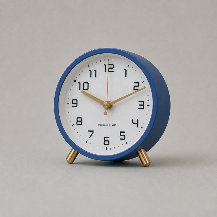 Silent Sweep Bedside Alarm Clock with Warm Night Light