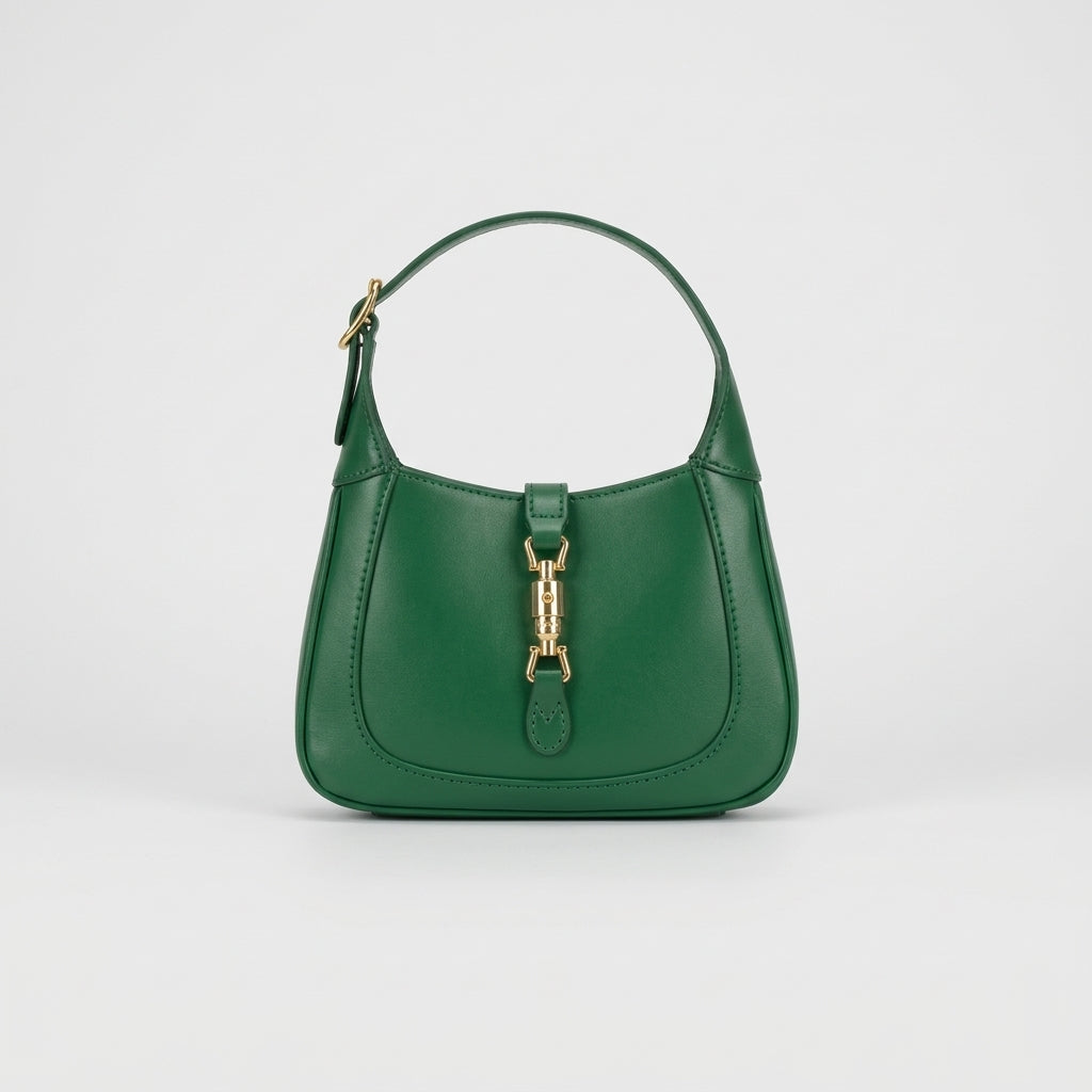 Cleo – Mini Leather Shoulder Bag, Small Hobo Purse for Women