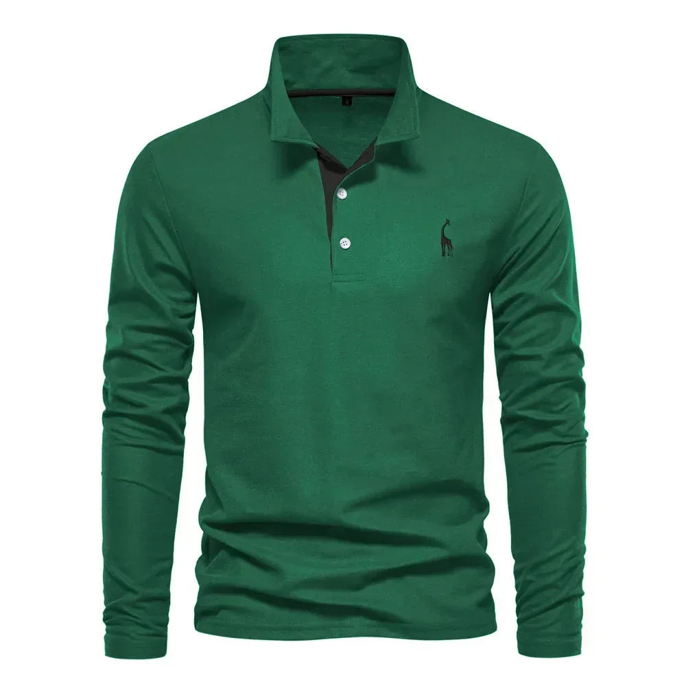 Long Sleeve Polo for Men - Bastian