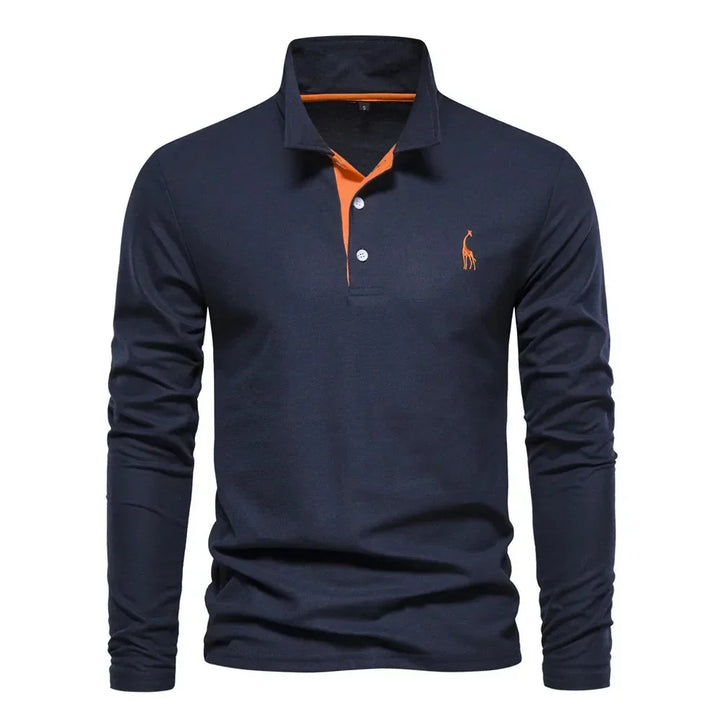 Long Sleeve Polo for Men - Bastian
