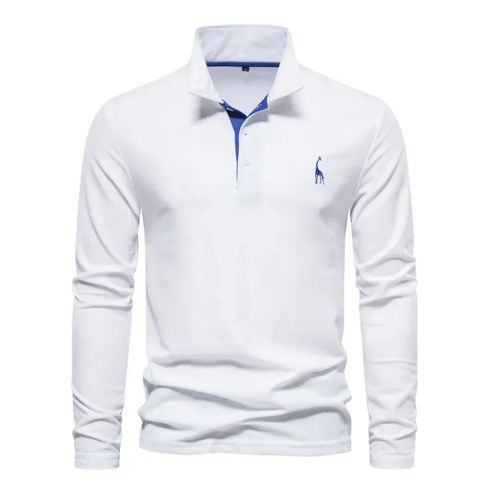 Long Sleeve Polo for Men - Bastian