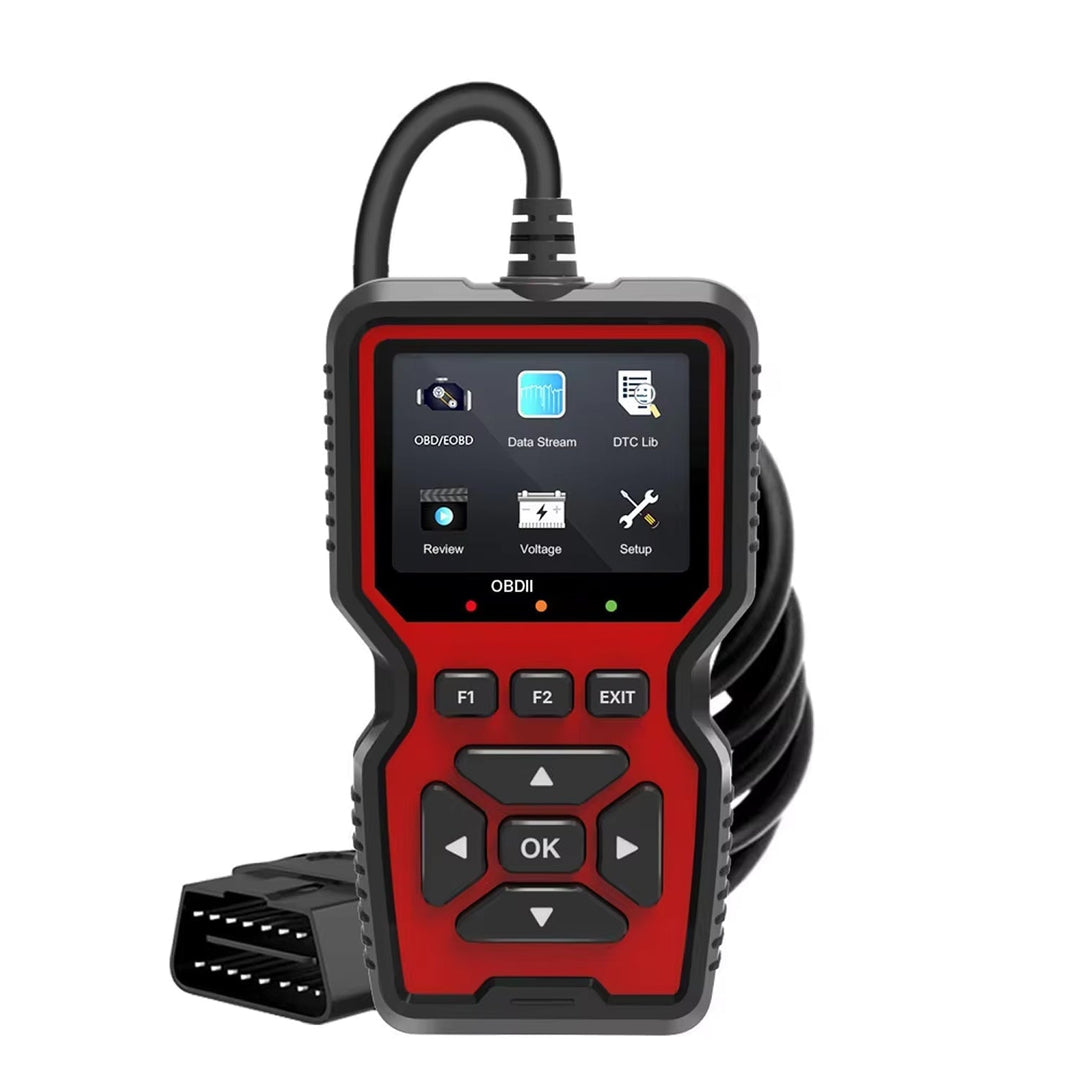 Universal OBD2 Vehicle Diagnostic Scanner with Live Data Monitoring