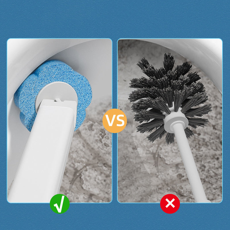 Disposable Toilet Cleaning Tool with Sponge Head
