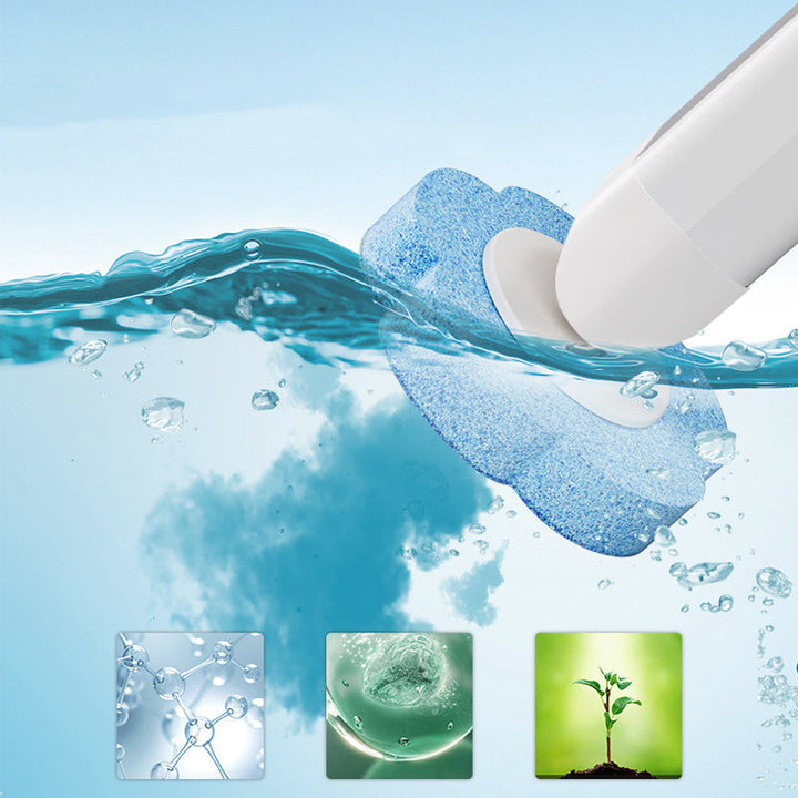 Disposable Toilet Cleaning Tool with Sponge Head