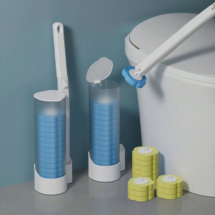 Disposable Toilet Cleaning Tool with Sponge Head