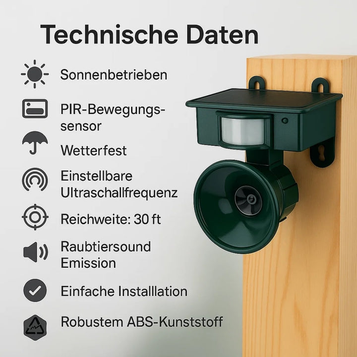 Scare Away Pigeons from Balcony & Garden | Bird Repellent Device | BirdBlock