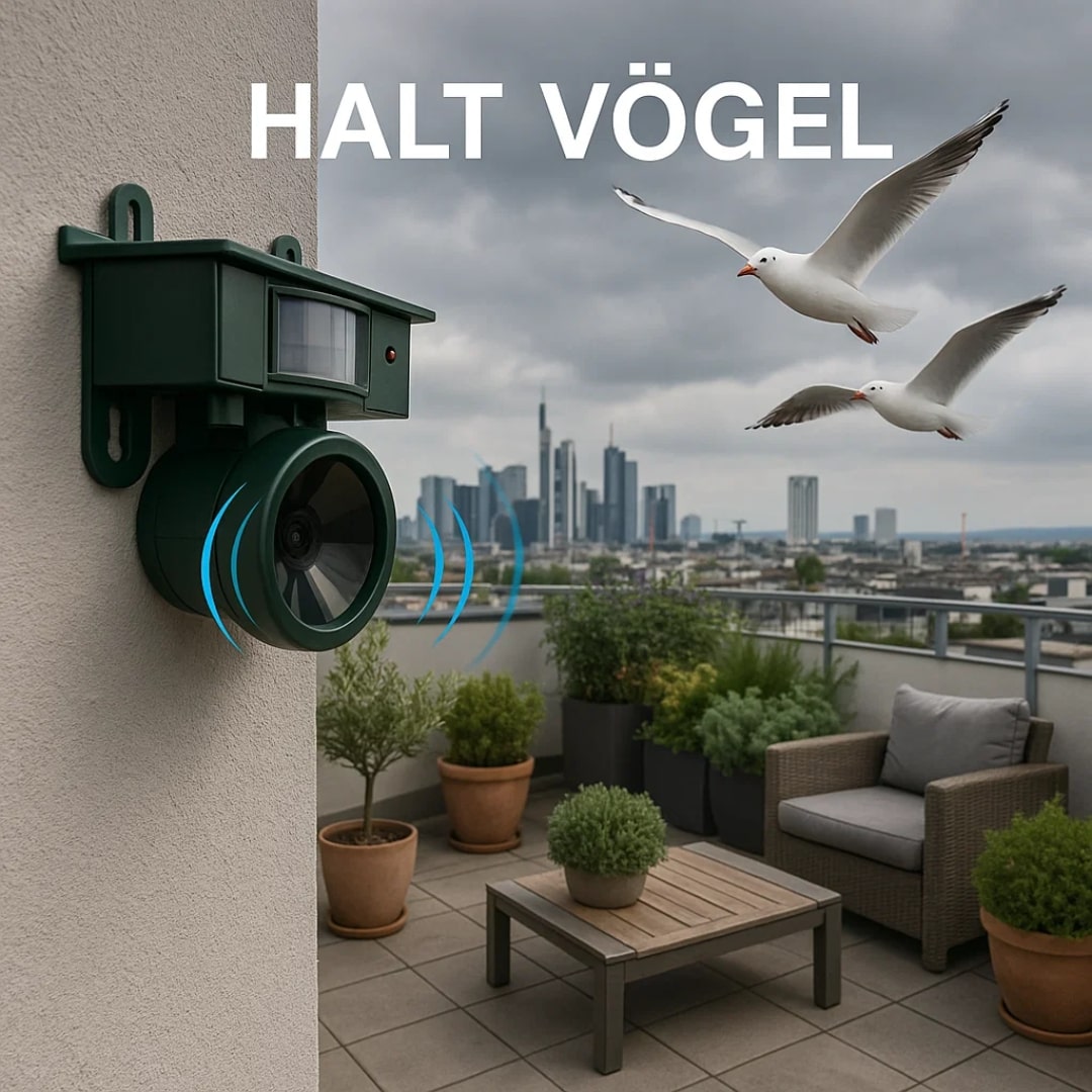 Scare Away Pigeons from Balcony & Garden | Bird Repellent Device | BirdBlock