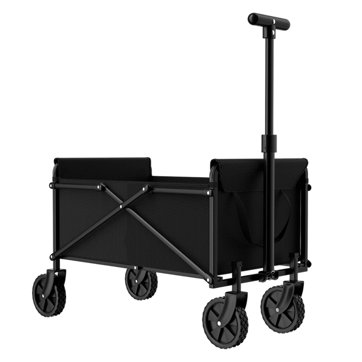 Compact Four-Wheel Folding Cargo Wagon for Shopping and Outdoor Transport