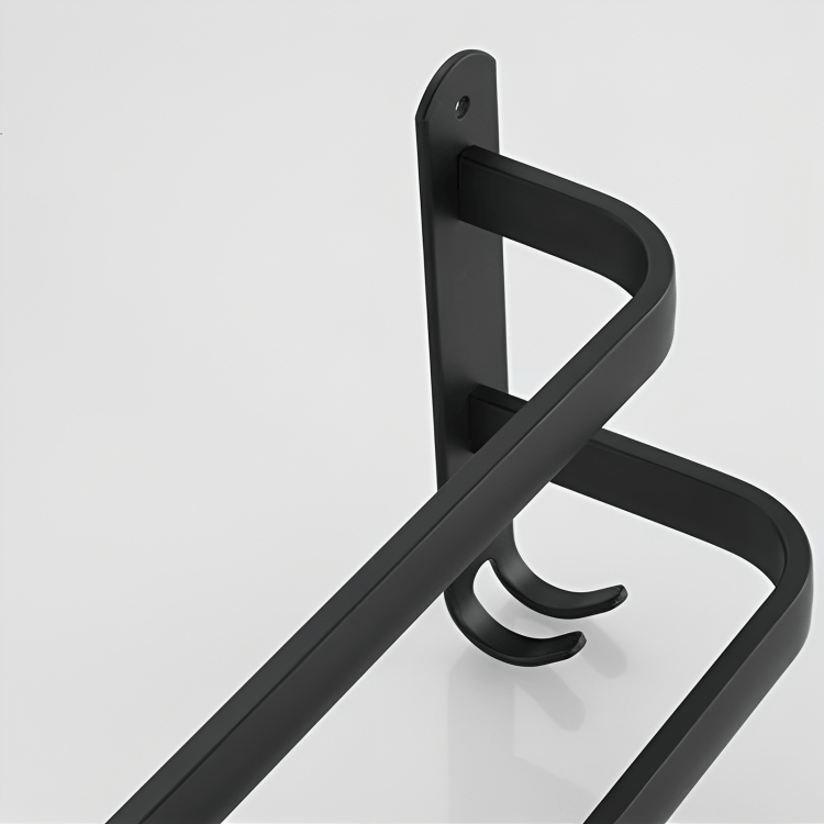 Bathroom Shelf - FlexRack Wall-Mounted Towel Rack