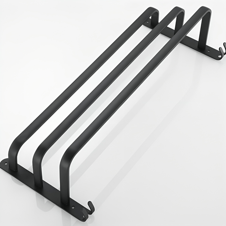 Bathroom Shelf - FlexRack Wall-Mounted Towel Rack