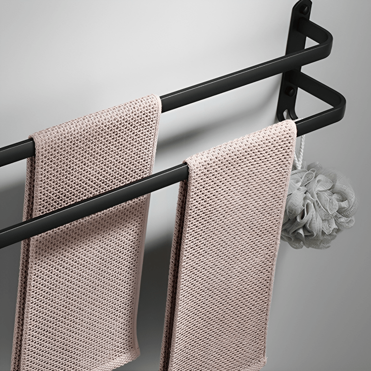 Bathroom Shelf - FlexRack Wall-Mounted Towel Rack