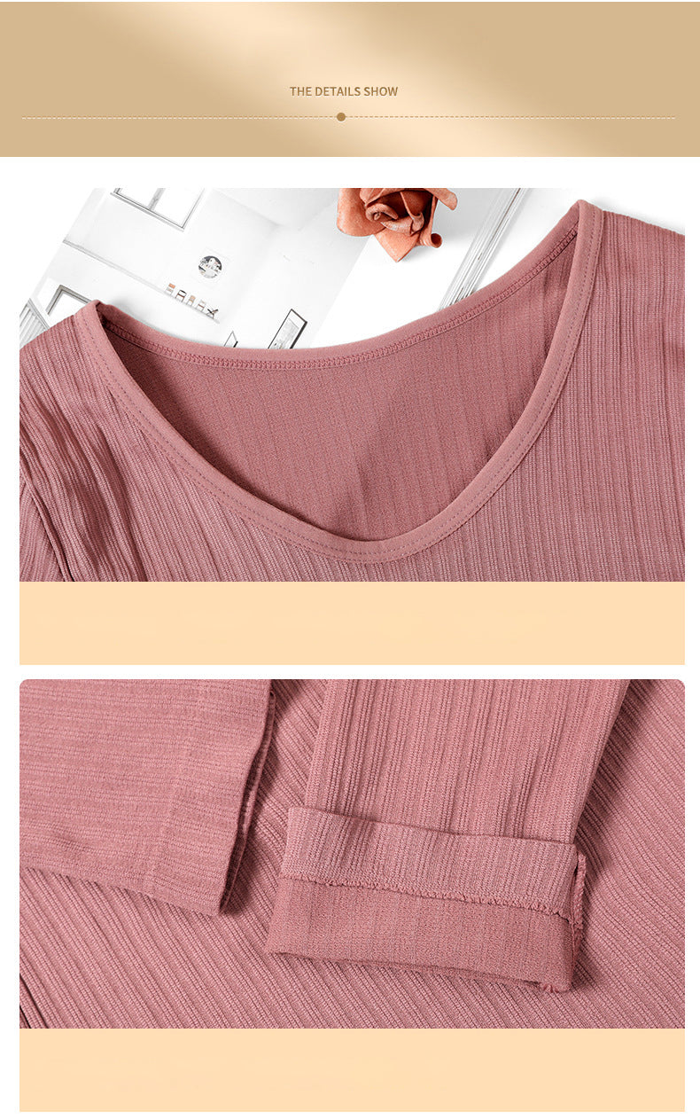 ThermaLuxe Women's Thermal Base Layer Set with Mock Neck & Pants
