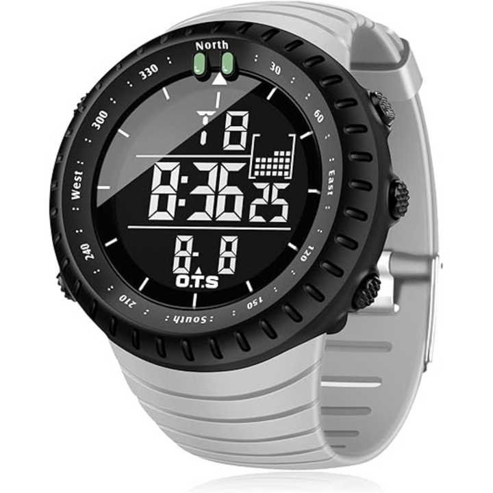 SummitEdge Men's Waterproof Digital Tactical Sports Watch with LED