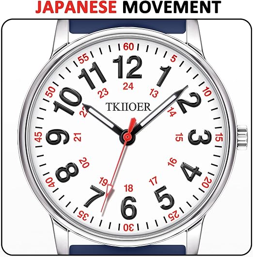 Professional Waterproof Medical Watch with Luminous Dial