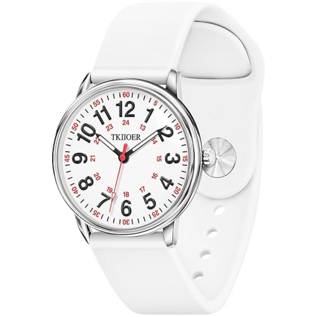 Professional Waterproof Medical Watch with Luminous Dial