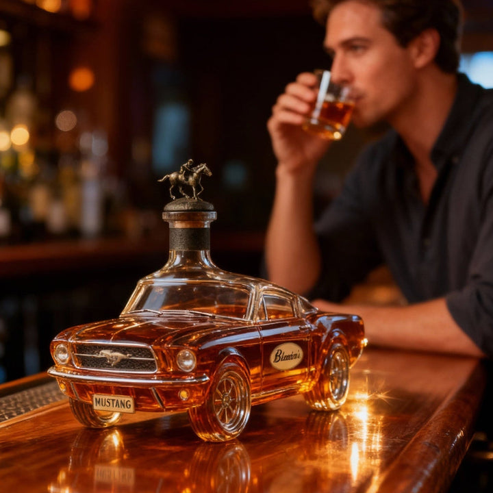 Classic Car-Shaped Spirits Decanter – Automotive Barware Gift